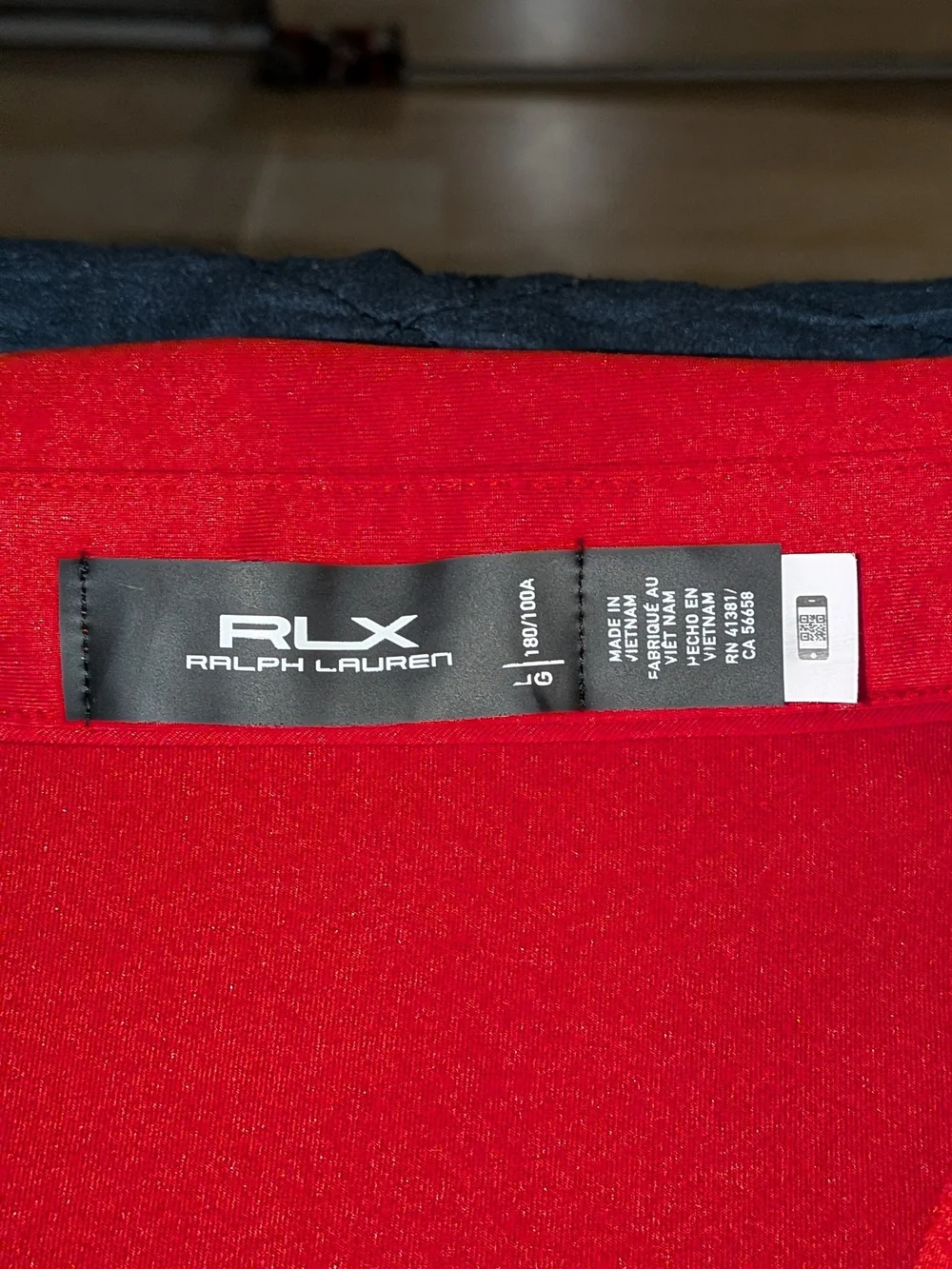 Ralph Lauren RLX Men’s Red Polo with Navy Pony